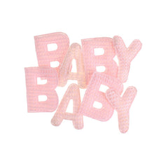 Baby Puffy Crochet Knitted Letters, 8-Piece