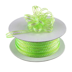 Iridescent Pull Bow Christmas Ribbon, 1/8-Inch, 50 Yards