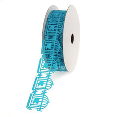 Bird in Cage Garland Ribbon, 1-1/4-inch, 25-yard