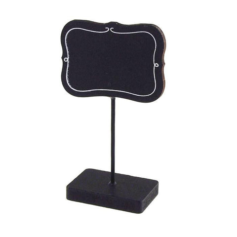 Chalkboard Table Sign, Bracket w/ Bracket Border, 5-inch