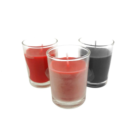 Unscented Poured Votive Glass Container Candles, 1-3/4-Inch, 12-Count