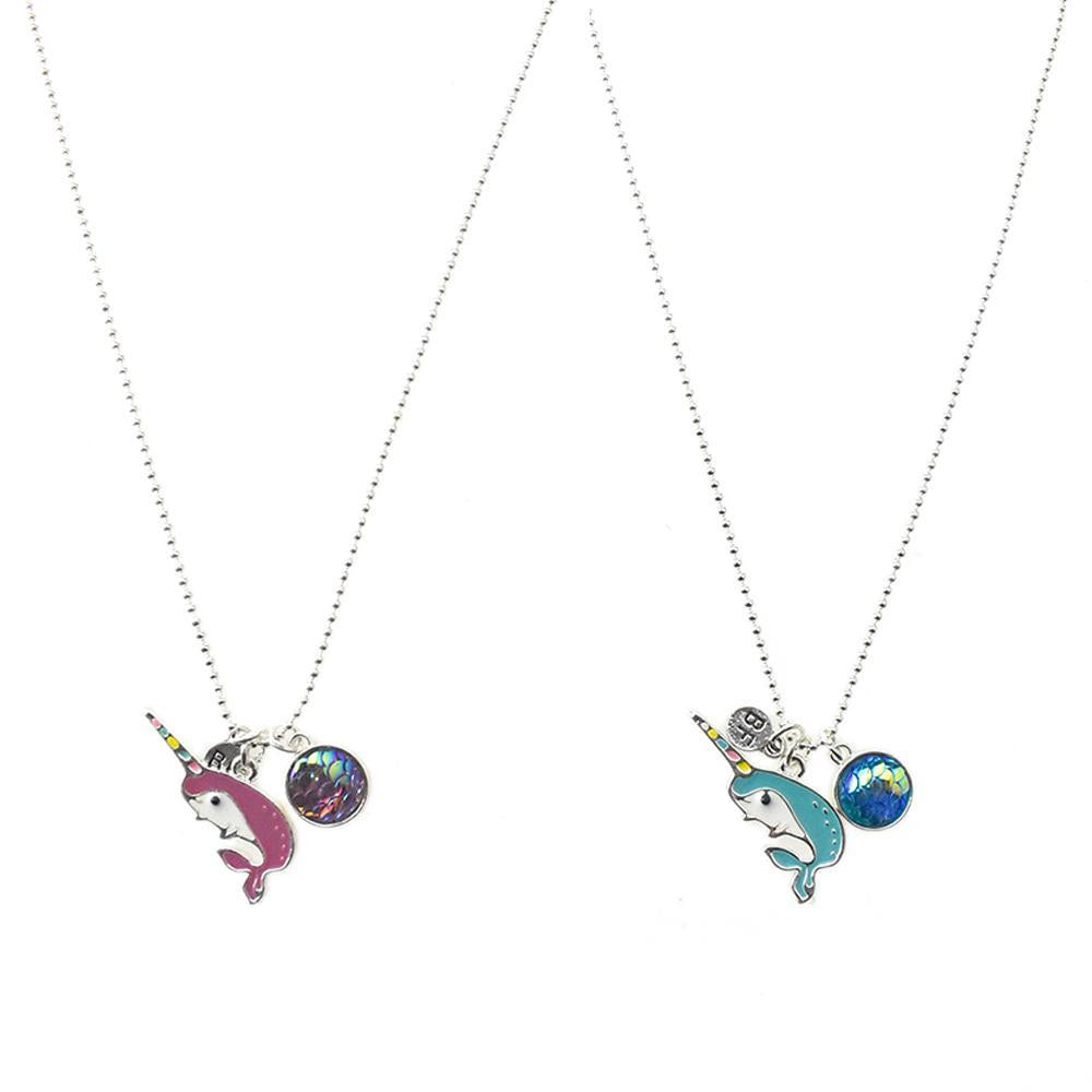 Narwhal Best Friend Necklaces, 20-Inch, 2-Piece