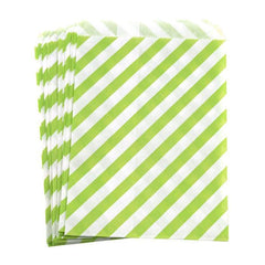 Candy Stripe Paper Treat Bags, 7-inch 25-Piece