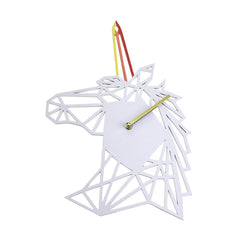 Geometric Unicorn Wall Clock, 16-1/2-Inch