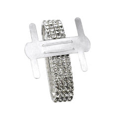 Corsage Wristlet with Rhinestone Band, 1/2-Inch