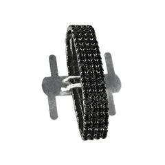 Corsage Wristlet with Rhinestone Band, 1/2-Inch