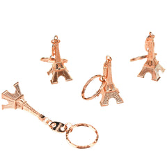 Paris Eiffel Tower Keychain Party Favors, 1-7/8-Inch, 12-Piece