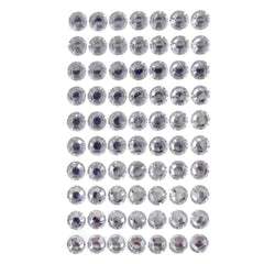 Round Adhesive Diamond Gem Stickers, 12mm