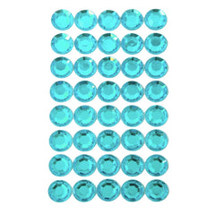 Round Adhesive Diamond Gem Stickers, 16mm