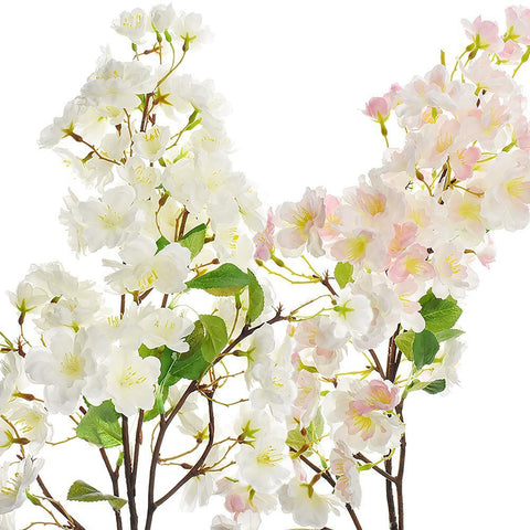Artificial Cherry Blossom Branch Spray, 41-Inch