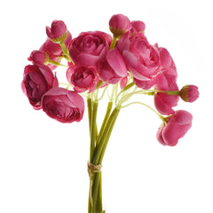 Artificial Ranunculus Spray, 10-Inch