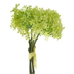 Artificial Snowball Bush Spray, 12-Inch