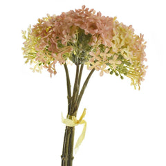Artificial Snowball Bush Spray, 12-Inch