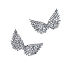 Embossed Angel Wing Party Favor Embellishments, 1-1/2-Inch, 6-Count