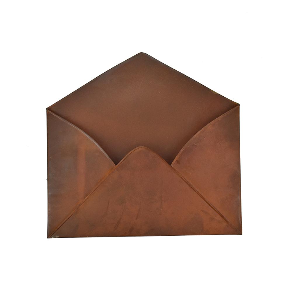 Rusty Tin Envelope, 9-1/2-Inch