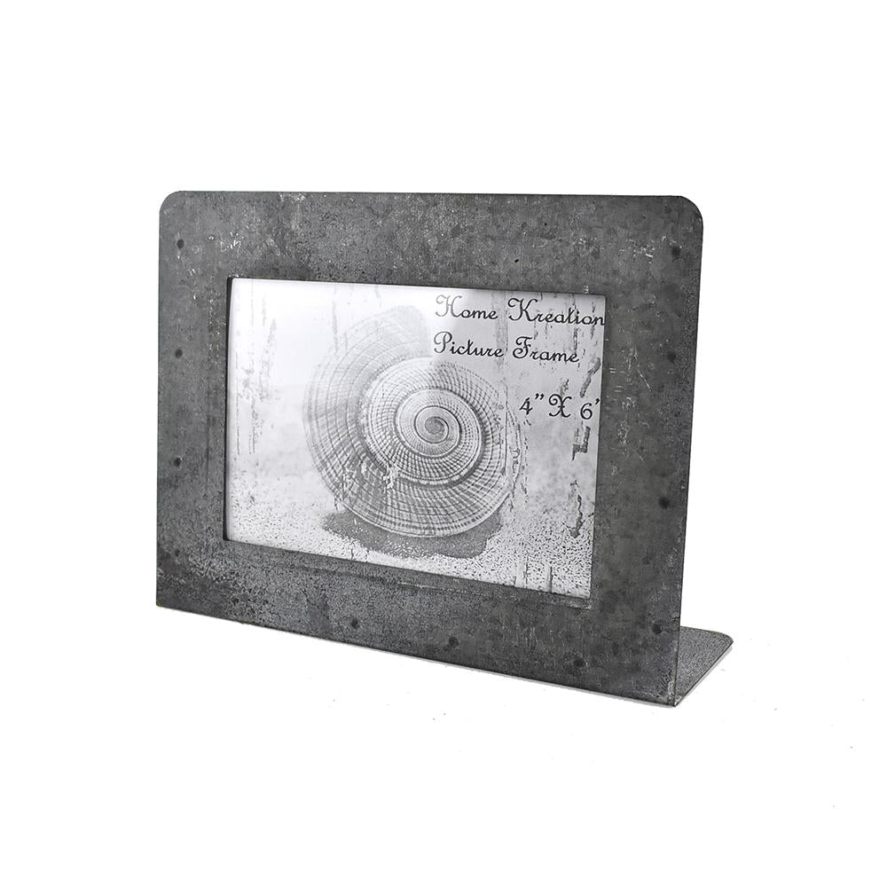Horizontal Picture Frame, Gray, 4-Inch x 6-Inch