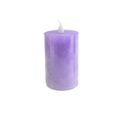 Battery Operated LED Votive Candle with Built-In Timer