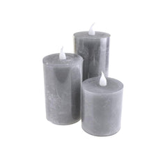 Battery Operated LED Votive Candle with Built-In Timer