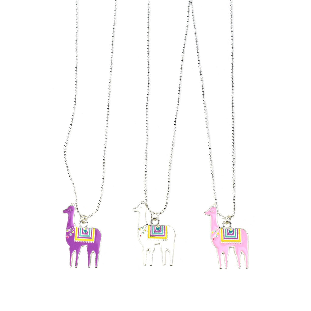 Llama Party Necklaces, Assorted Colors, 19-Inch, 3-Piece