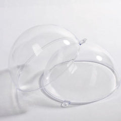 Fillable Round Clear Ball Ornaments