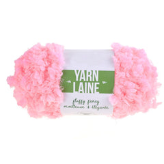 Fluffy Fancy Solid Colored Polyester Yarn Bundle, 65-Yard