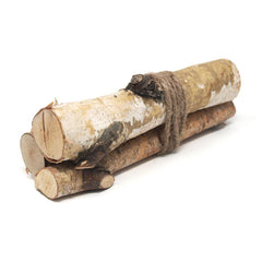 Birch Wood Sticks Bundle, 7-7/8-Inch, 3-Piece