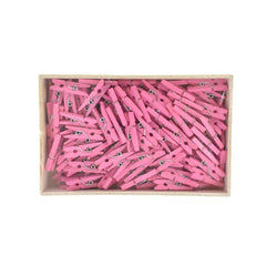 Mini Wooden Clothespins, 1-Inch, 144-Count