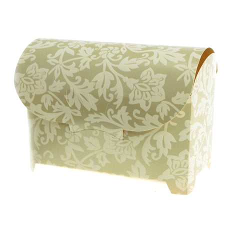 Damask Embossed Favor Boxes, 4-1/2-inch, 12-Piece, Treasure Chest