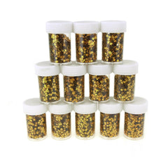 Star Sequins in Plastic Bottle, 0.4 Ounce, 12-Piece