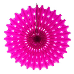 Decoration Hanging Paper Fan, 15-Inch