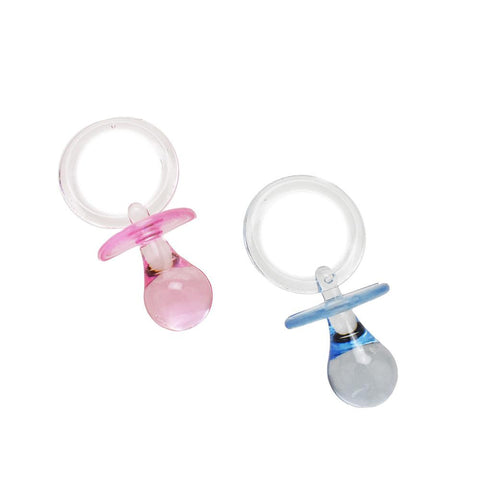 Baby Shower Pacifier Party Favors, 2-1/2-Inch, 6-Count