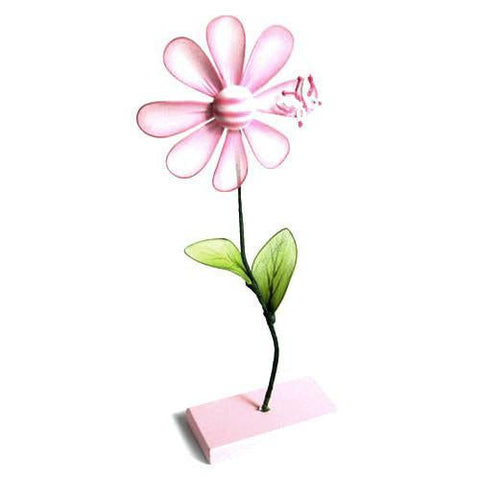 Fower Place Card Holder, 10-inch, Light Pink