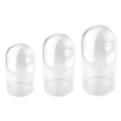 Plastic Dome Display Case, Clear Base
