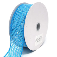 Frosted Net Wired Ribbon, 10 Yards