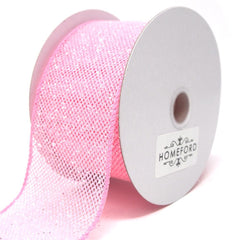 Frosted Net Wired Ribbon, 10 Yards