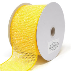 Frosted Net Wired Ribbon, 10 Yards