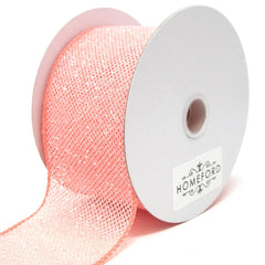Frosted Net Wired Ribbon, 10 Yards