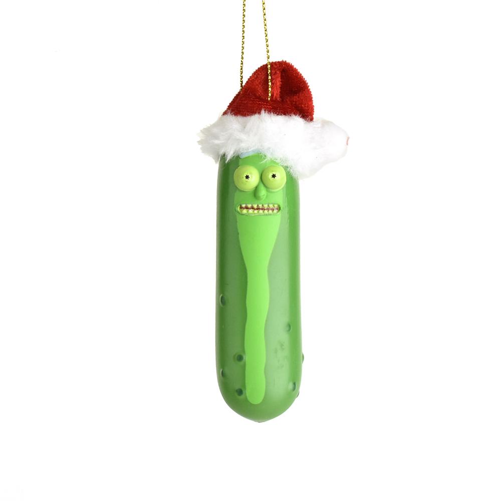 Rick and Morty Santa Pickle Christmas Ornament, 4-1/2-Inch