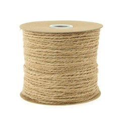 Jute Twine Cord Rope Ribbon, 1/16-Inch, 100 Yards