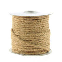 Jute Twine Cord Rope Ribbon, 1/8-Inch, 25 Yards