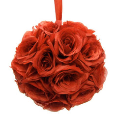 Silk Flower Kissing Balls Wedding Centerpiece, 10-Inch