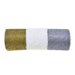 Rustic Faux Sisal Web Ribbon, 2-1/2-Inch, 10-Yard