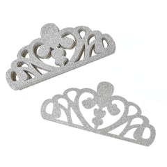 EVA Glitter Foam Tiara Crown Cut-Outs, 8-1/2-Inch, 10-Count
