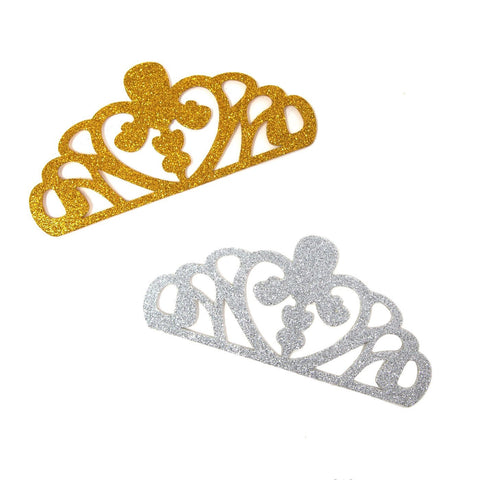 EVA Glitter Foam Tiara Crown Cut-Outs, 5-1/4-Inch, 10-Count