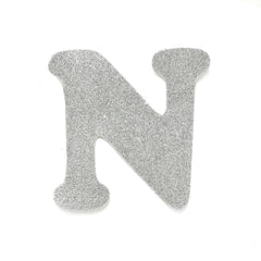 EVA Glitter Foam Letters and Numbers Cut Outs, 4-1/2-inch, 12-count
