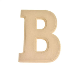 Pressed Board Beveled Wooden Letters and Numbers, 6-inch