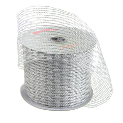 Stretch Netting Wired Mesh Ribbon, 2-1/2-Inch, 10 Yards