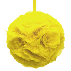 Silk Flower Kissing Balls Wedding Centerpiece, 10-Inch