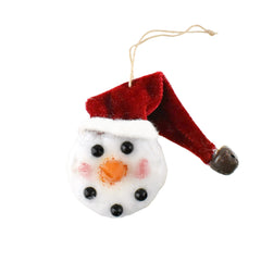 Christmas Snowmen LED Tea Lights, 1-3/4-Inch, 2-Piece
