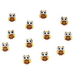 Mini Owl Wooden Party Favors, 1-7/8-inch, 12-count